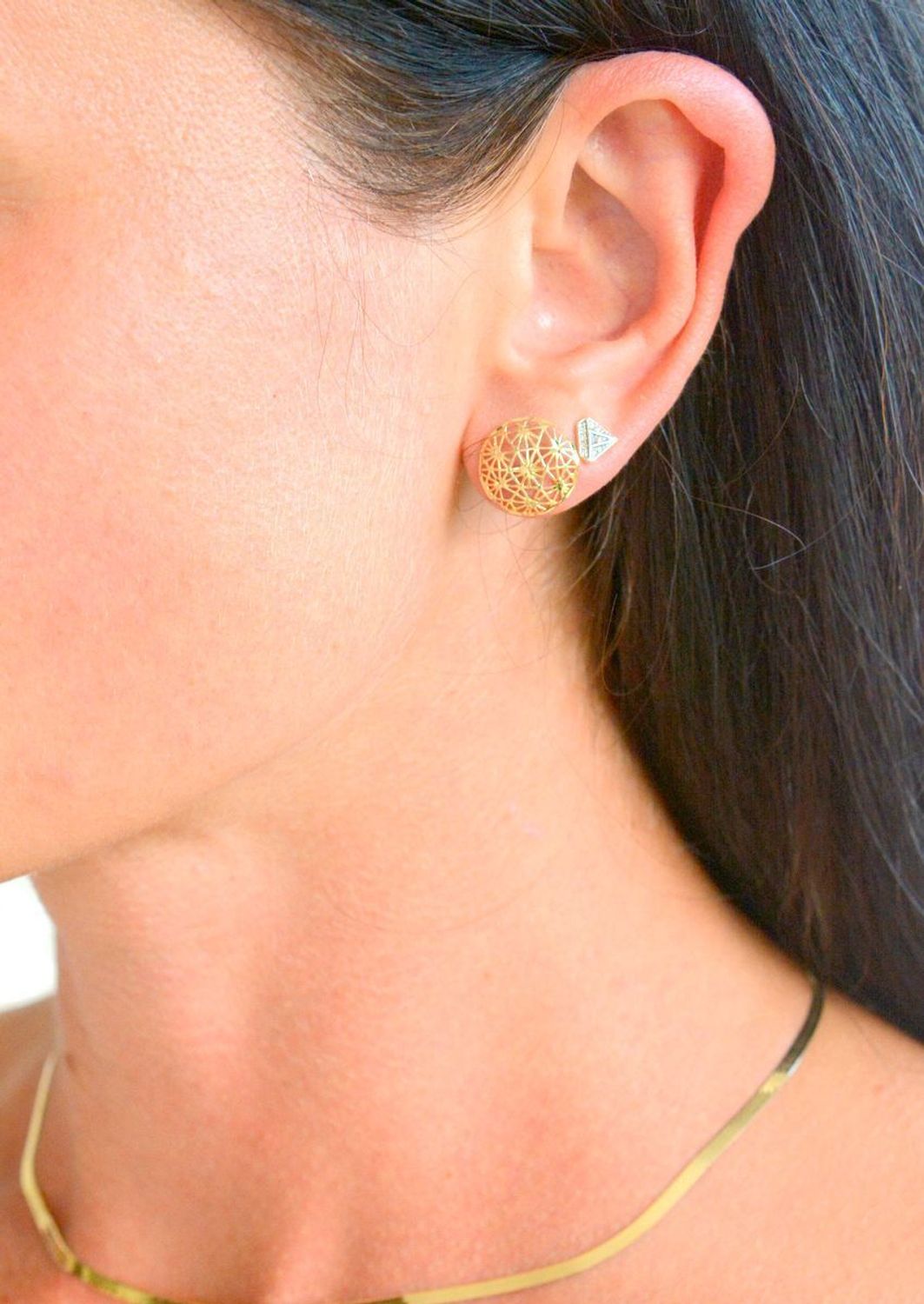 Złoty naszyjnik damski 585 kolia tasiemka LA 738H 585 (3).jpg